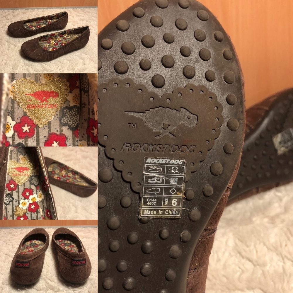 Rocket dog suede flats